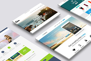 Multi Dimension Website Mock-Up 01