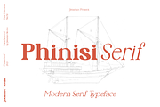 Phinisi Serif, a Font by Jetsmax® Studio (Thumbnail 1 of 10)