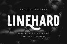 Linehard – Bold Brush Display Font