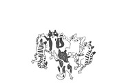 Funny Sketchy Cat Illustrations, a Graphic by Anastasiya Klempach (Thumbnail 7 of 10)
