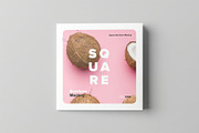 Four Fold Square Brochure Mock-up, an Advertising Mockup by zippypixelstudio (Thumbnail 10 of 13)