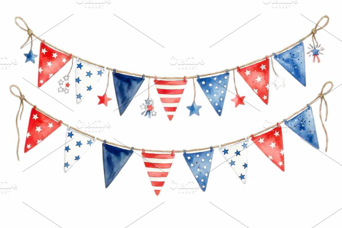 4th of July Sublimation Clipart, a Seasonal Illustration by VetalStock (Photo 19 of 21)