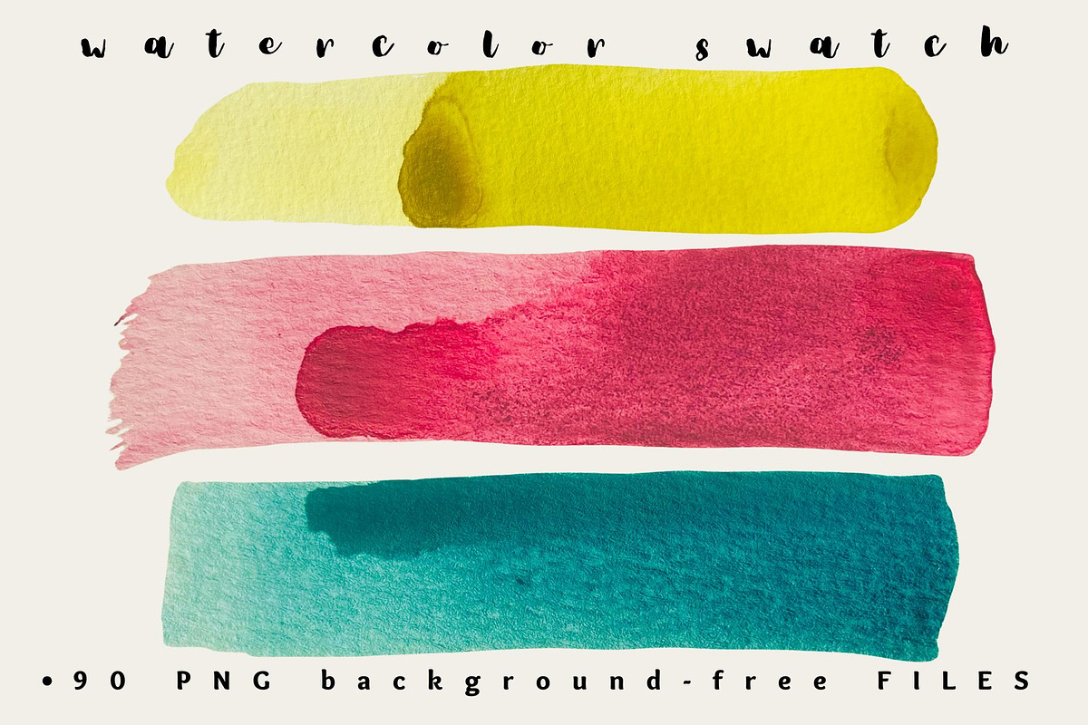 Minimalist Painted Color Swatches, an Object Graphic by Eryn Rose Design (Photo 1 of 13)