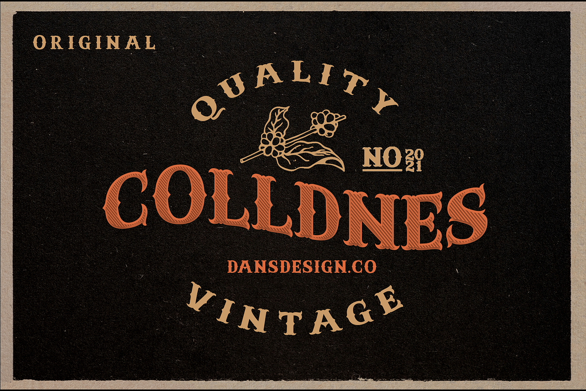 COOLDNES, a Blackletter Font by dansdesign (Photo 2 of 8)