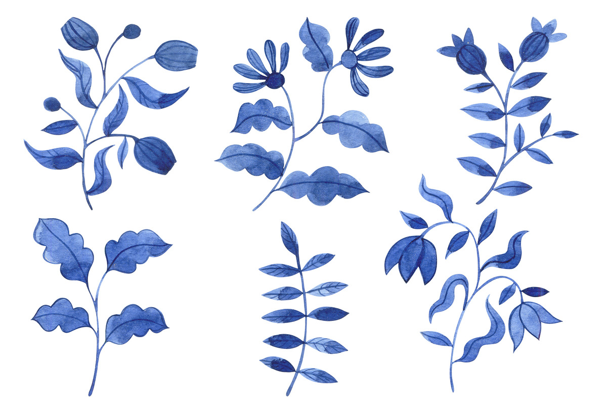 Blue Patterns Collection, a Pattern Graphic by made by Tanya (Photo 3 of 4)