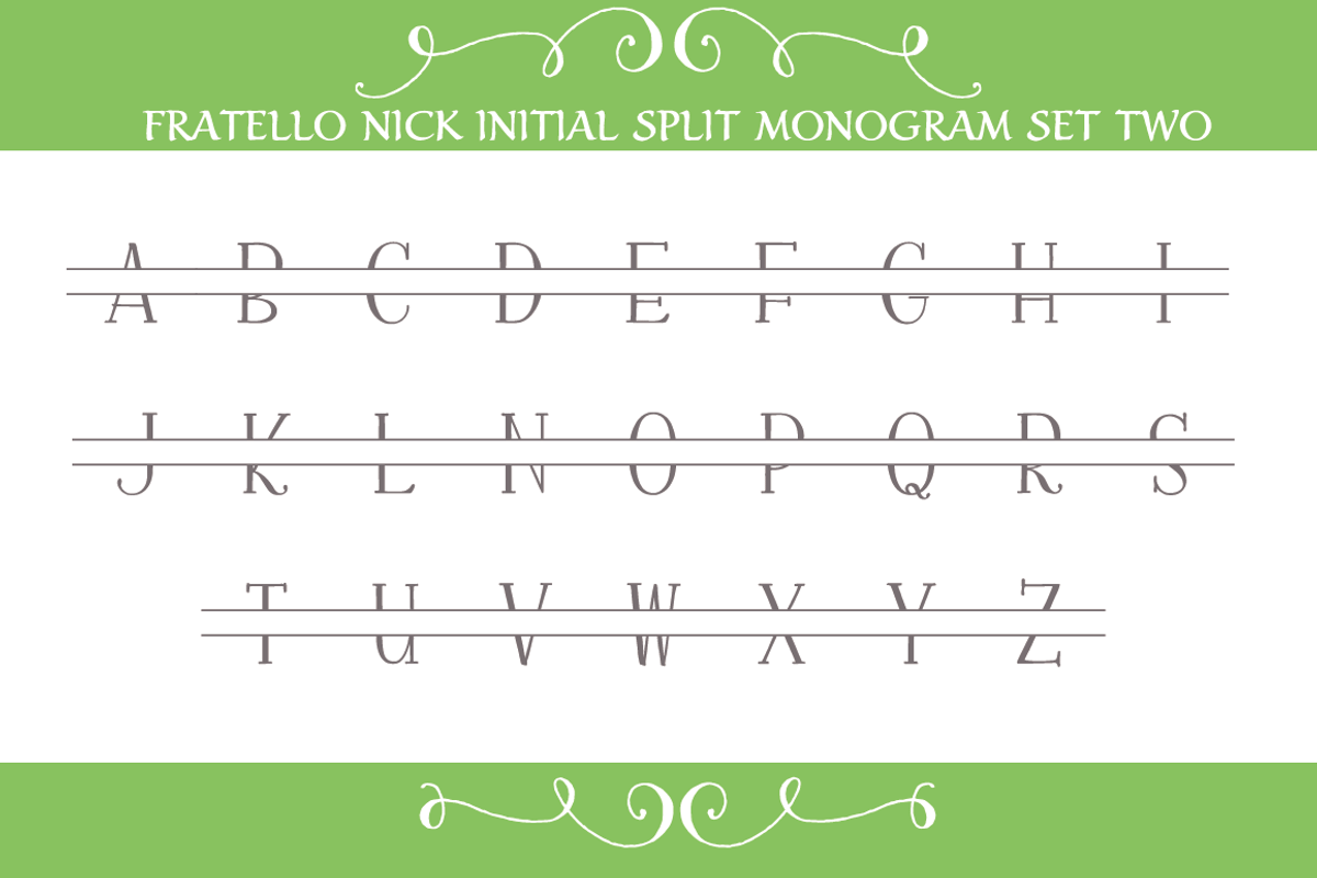 Sale-Fratello Nick Split Monogram preview 5