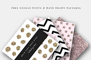 Instagram Pack - GOLD-ROSE GOLD-PINK, a Social Media Template by CreativeFolks (Thumbnail 5 of 5)