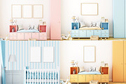 Kids Frame Mockup Bundle - 121, a Print Template by Mockup Shop (Thumbnail 2 of 7)