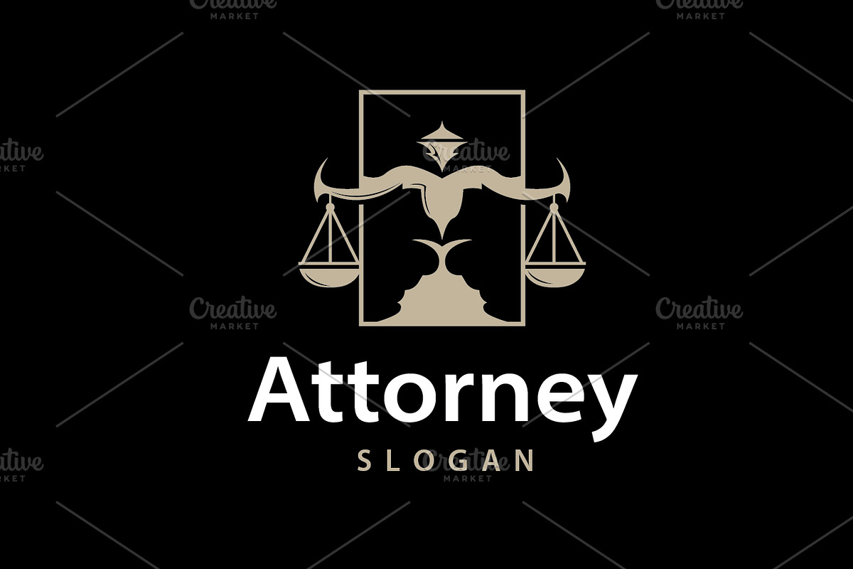 Simple Modern Luxury Law Firm Logo, a Branding & Logo Template by Maylianaw28 (Photo 2 of 2)