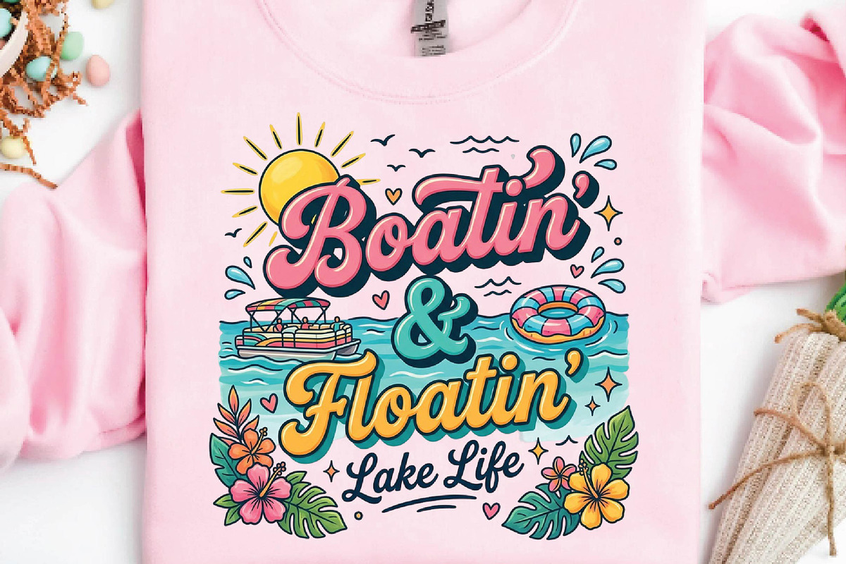 Summer Lake Sublimation Design, a Seasonal Illustration by DreamPrint404 (Photo 5 of 6)
