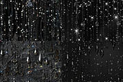 Black Dripping Glitter Patterns, a Pattern Graphic by PrintablesByFranklyn (Thumbnail 6 of 6)