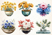 Asian Culture Japanese Ikebana, an Illustration by DreamCafeArt (Thumbnail 3 of 7)