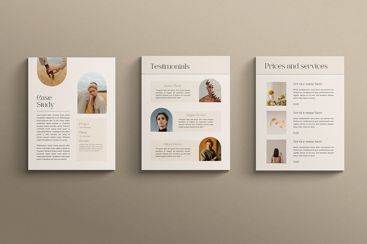 BLISS | Media Kit Canva Template, a Magazine Template by Sierra Creative Studio (Photo 7 of 10)