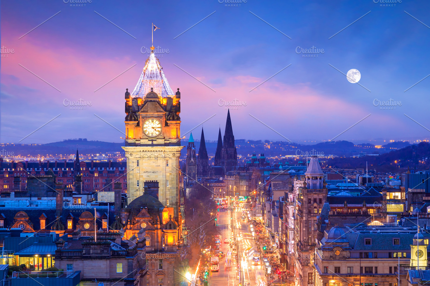 Old town edinburgh stock photo containing edinburgh and scotland, an Architecture Photo by f11photo
