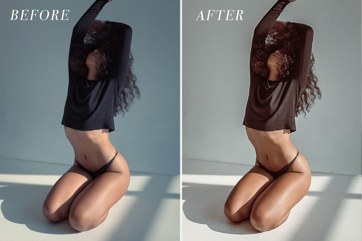 Mobile Lightroom Preset - Brownie preview 2