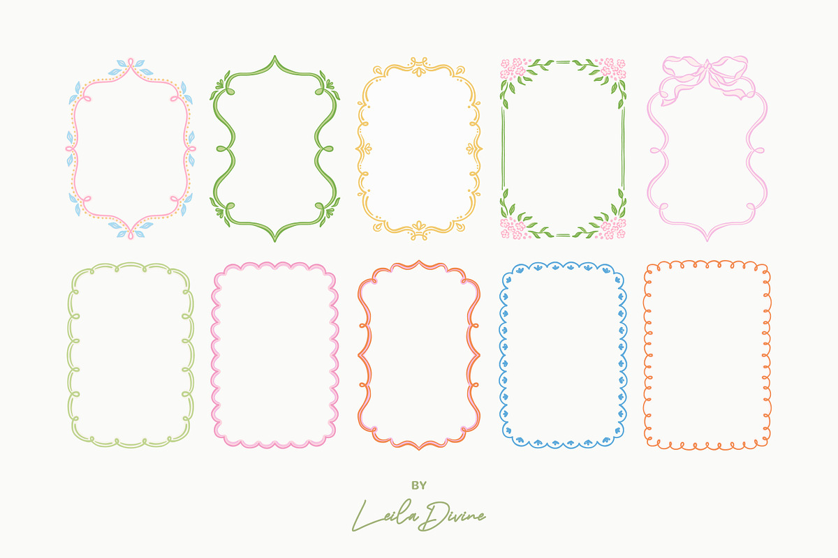 Spring Charm Clipart & Patterns, an Object Graphic by Leila Divine (Photo 10 of 17)