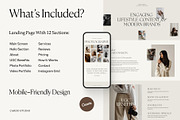 UGC Creator Website Template Canva, a Websites & App Template by The Soft Voice (Thumbnail 2 of 7)