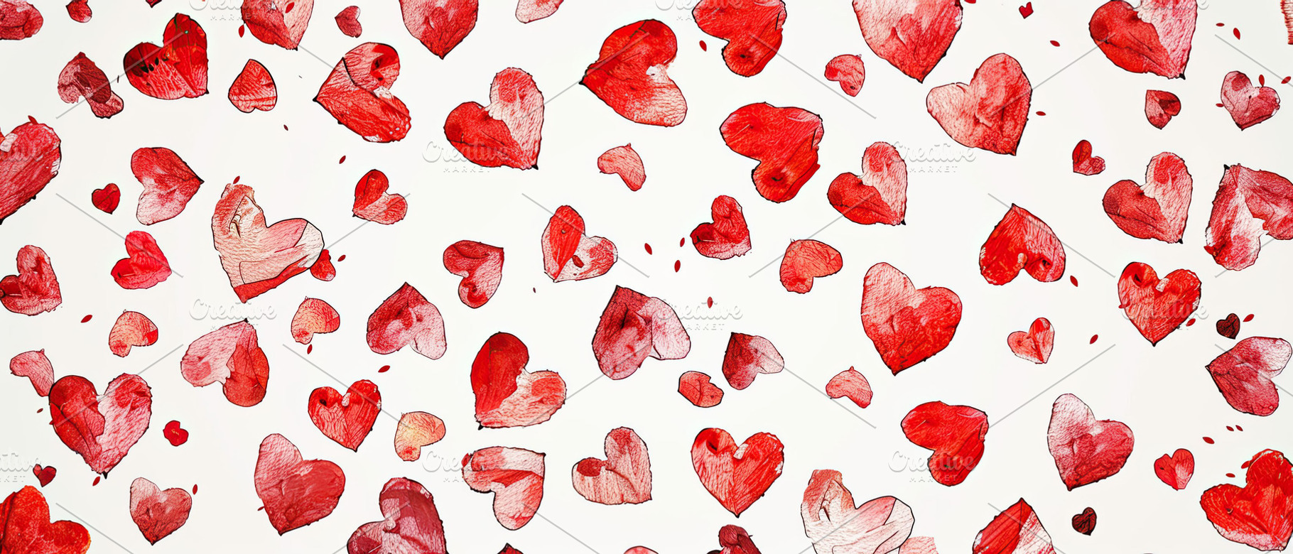 Heart Pattern Background white backg, a Photo by LOGOCREATIVE