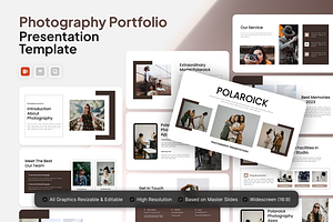 Photography Portfolio PowerPoint, a Presentation Template by Annora Studio
