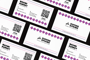 Minimal Abstract Business Card, a Card Template by iDoodle Studio