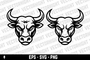 Logo of a bull or buffalo head, an Object Graphic by Vectorhight (Thumbnail 5 of 5)