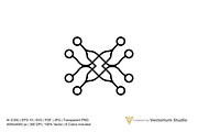 Abstract Network Logo, a Branding & Logo Template by Vectorium Studio (Thumbnail 3 of 16)