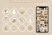 Beige Christmas Instagram Templates, a Social Media Template by SunshineStudioBoutique (Thumbnail 6 of 8)