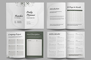 Daily Planner 2024 Template Layout, a Stationery Template by ContestDesign (Thumbnail 2 of 3)