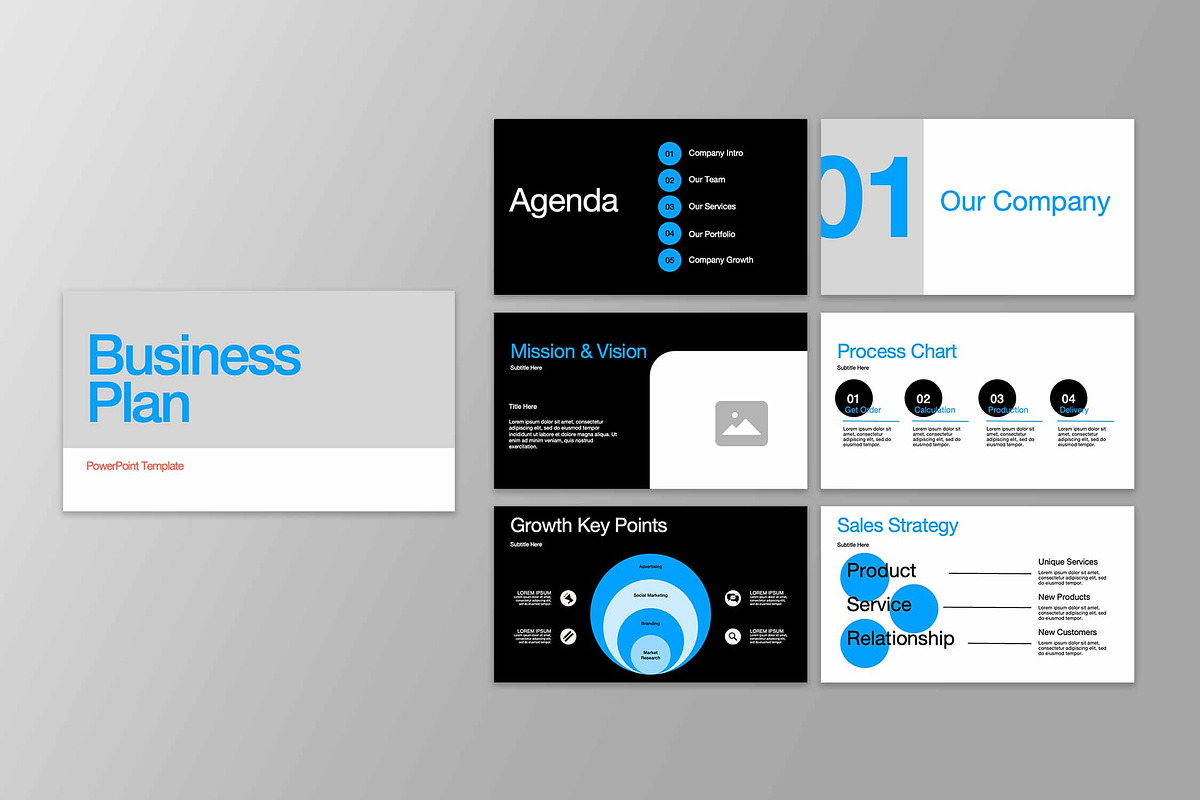 Business Plan Slide Template 4, a Templates & Theme by White Owl (Photo 3 of 5)