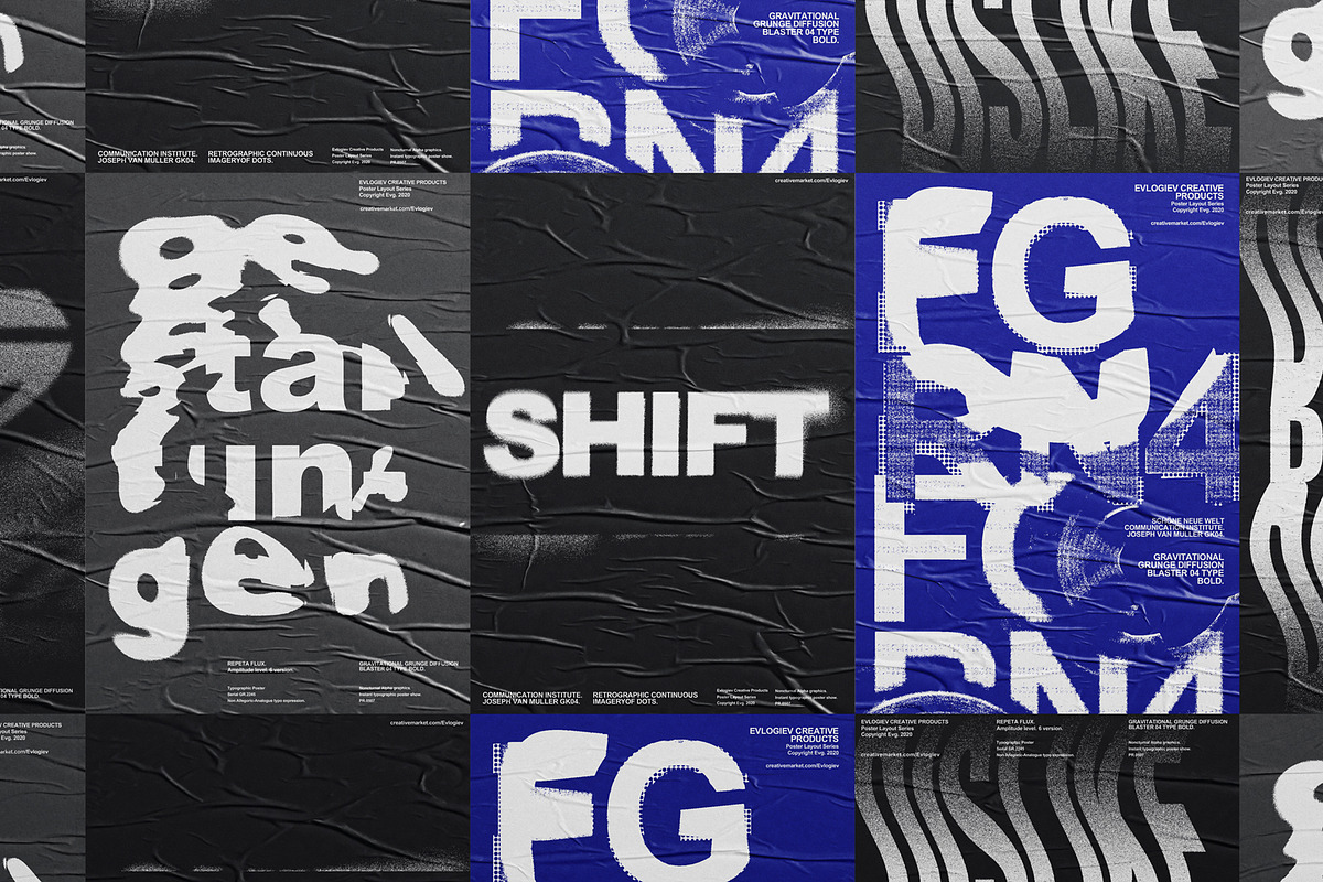Typographic Poster Layouts No.01, a Poster Template by Evlogiev Studio (Photo 13 of 14)