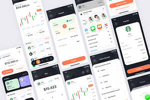 Dinvest - Investment Mobile UI KIT