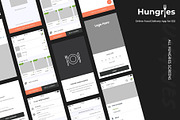 Hungries Wireframe UI Kit for Food, an UI Kit Template by SyalUIUX (Thumbnail 8 of 9)