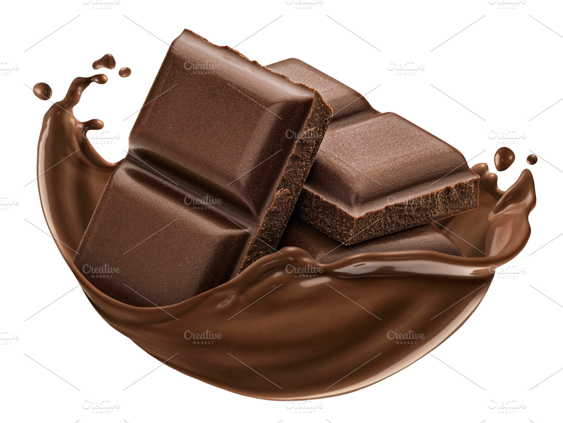 Chocolate pieces, a Food & Drink Photo by Max Lashcheuski