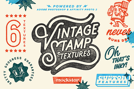 Vintage Stamp Texture Effects, a Layer Style Add-On by mockstar