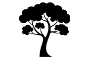 Tree Silhouette Vector Collection, an Illustration by jahid234 (Thumbnail 5 of 7)