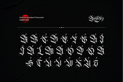 Aviorte Tattoo Font, a Blackletter Font by ilhamtaro (Thumbnail 8 of 12)