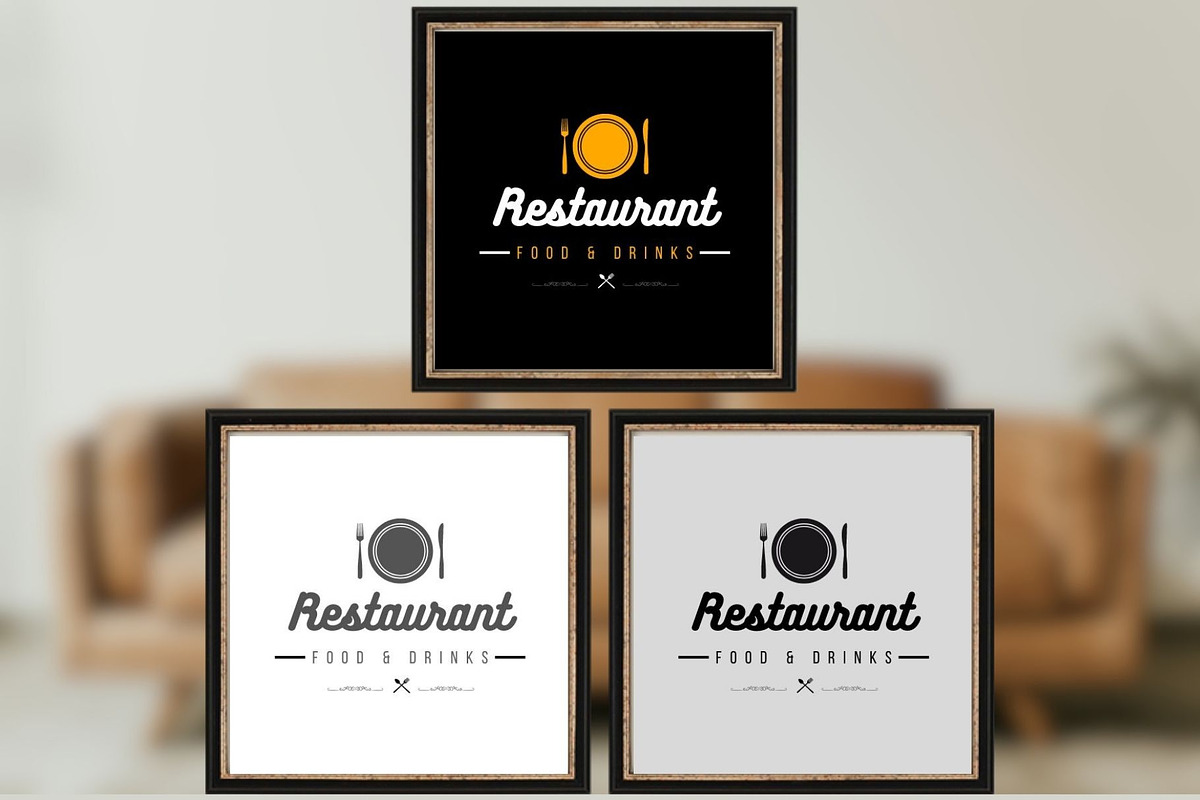 Delicious Restaurant Logo Design, a Branding & Logo Template by Mishek Munene (Photo 1 of 9)