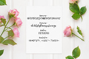 Catatonic Wednesday, a Script Font by Kristy Hatswell (Thumbnail 2 of 5)