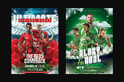 5 Football Poster Templates, a Flyer Template by Bornx Design (Thumbnail 2 of 8)