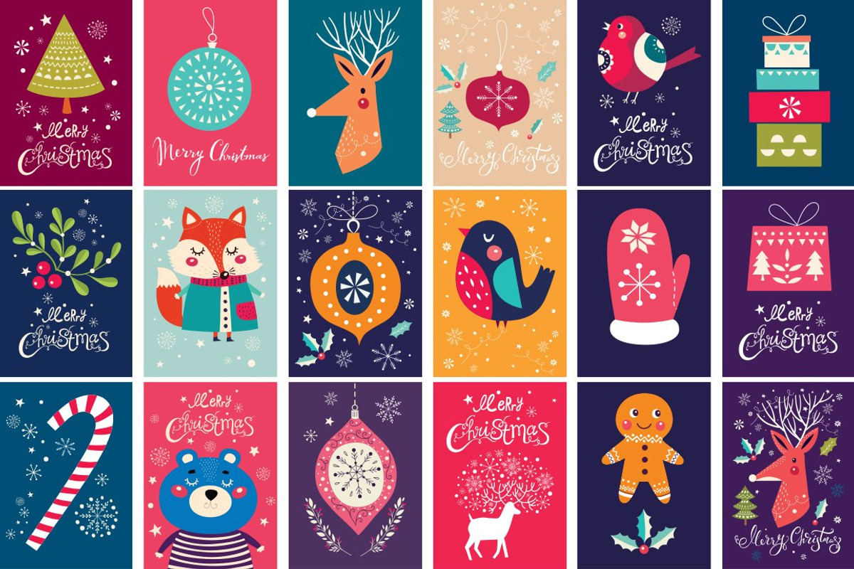 BEST CHRISTMAS BUNDLE 16 PRODUCTS, an Animal Illustration by MoleskoStudio (Photo 55 of 56)