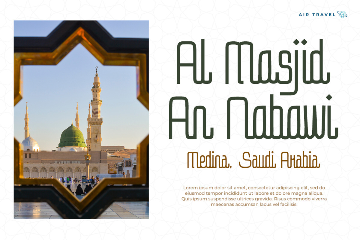 Amal Baik - Arabic Font Style, a Script Font by Typefactoryco (Photo 4 of 9)