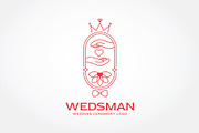 Wedsman - Wedding Ceremony Logo, a Branding & Logo Template by Creattlle (Thumbnail 3 of 4)
