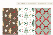 Watercolor Whimsical Christmas Set, a Decorative Illustration by Carol Lozove (Thumbnail 25 of 44)