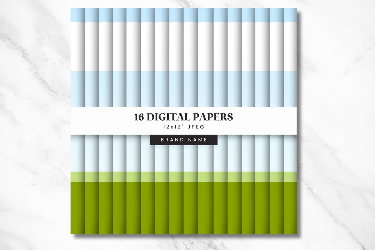 Digital Paper Canva Template - 16, a Presentation Template by illuztrate (Photo 4 of 8)