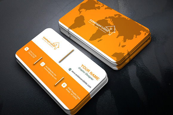 Modern Real Estate Card PSD preview 7