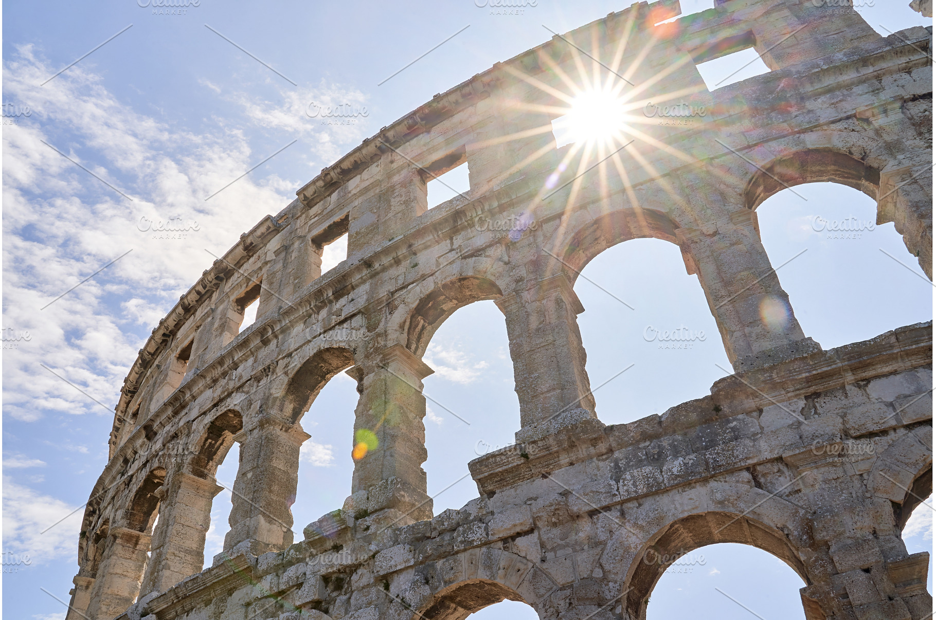 Ancient Roman amphitheater arena, an Architecture Photo by Oleksandr Berezko