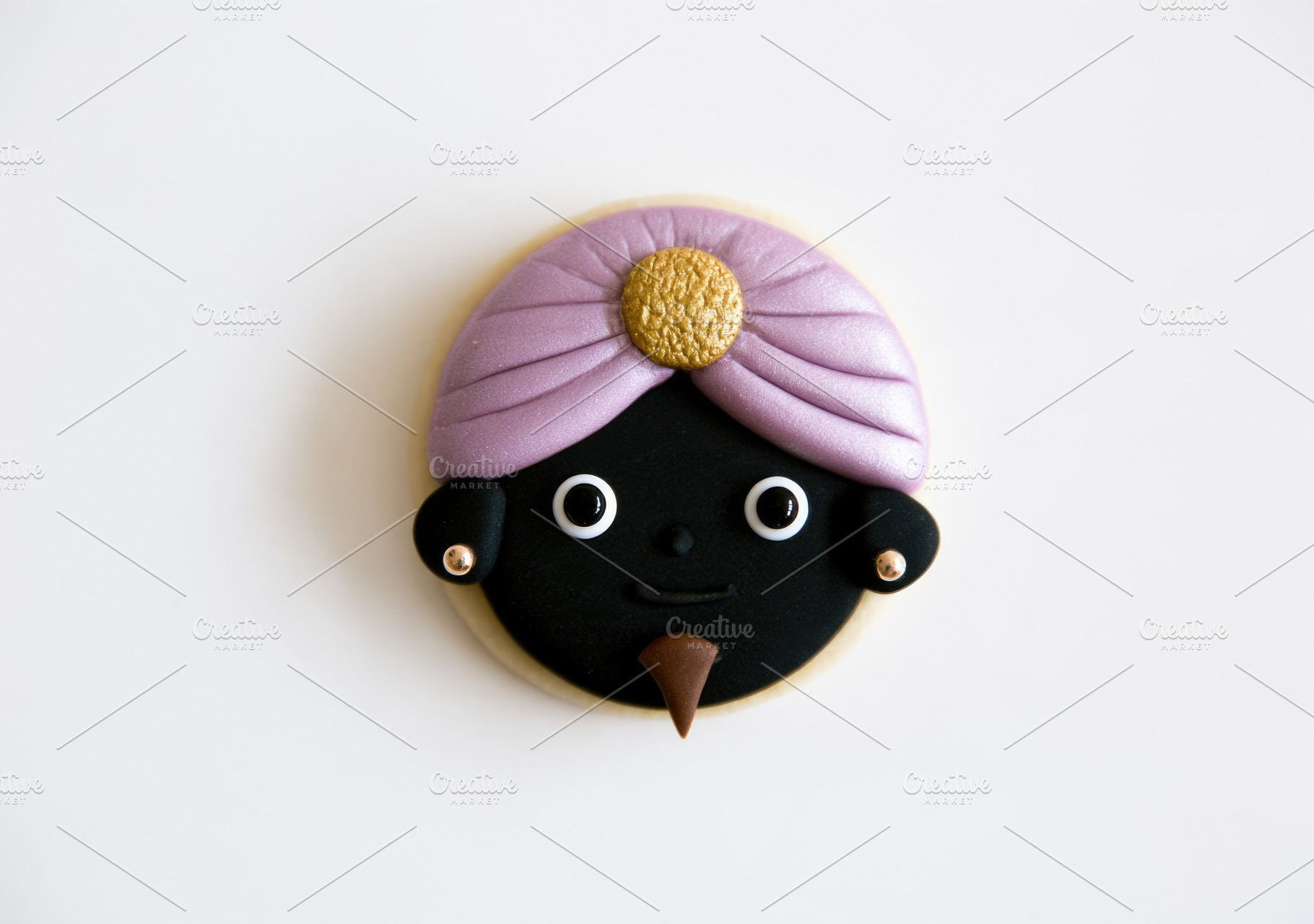 Balthazar Three Wise Men Christmas decorated cookie isolated on, a Food & Drink Photo by José Manuel Gelpi