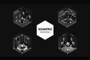 Dark isometric LAB, a Work Illustration by Andrew_Derr (Thumbnail 3 of 5)
