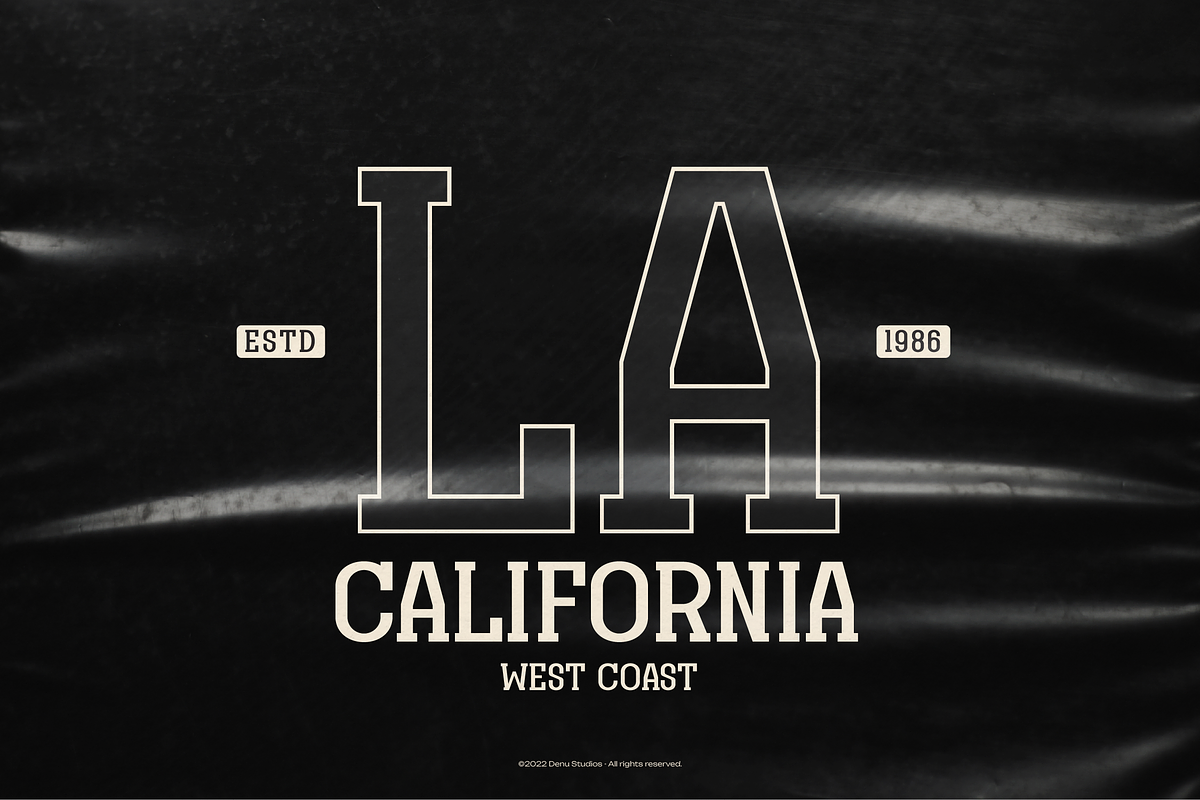 Original Regional | Display Font, a Slab Serif Font by Denustudios (Photo 3 of 12)