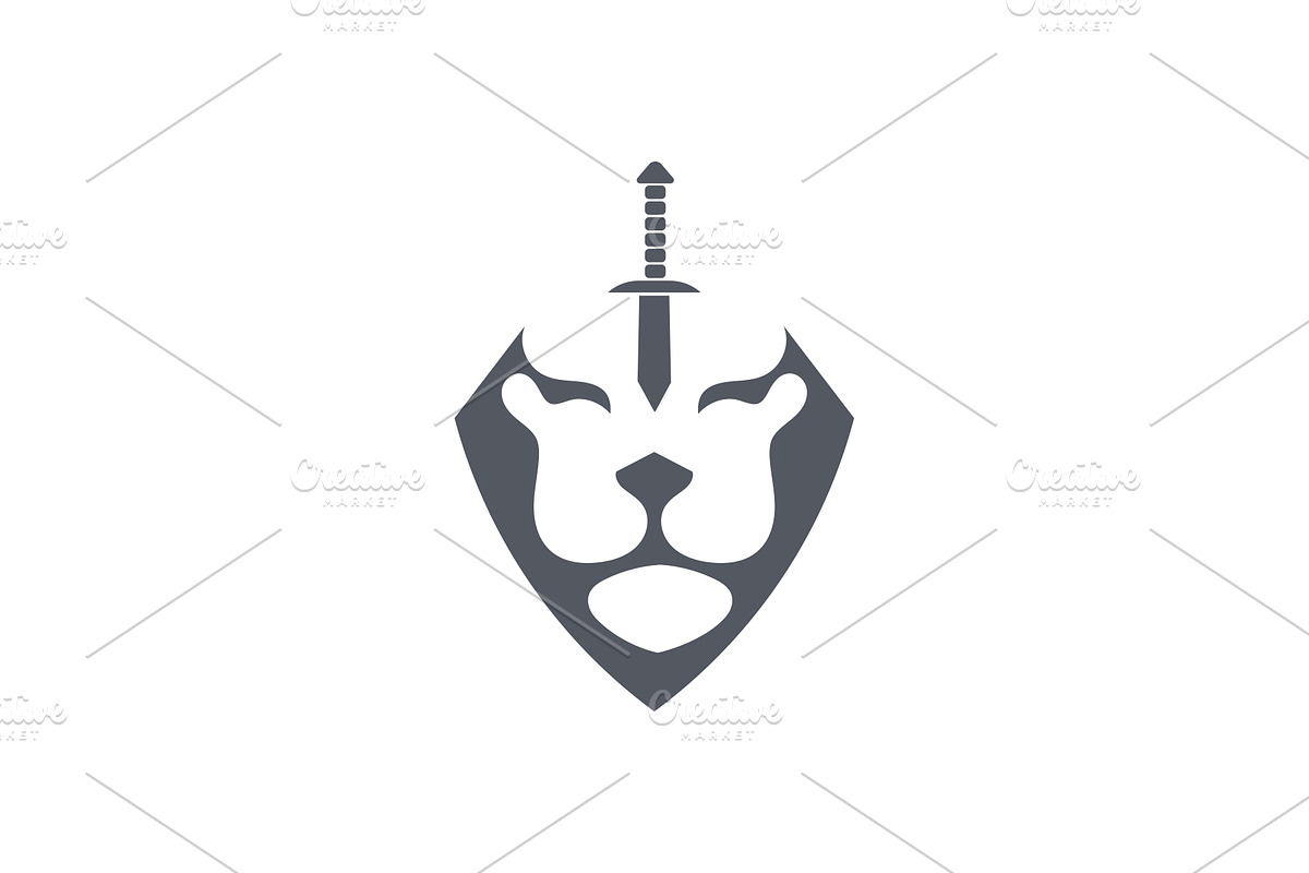 Lion Sword Logo, a Branding & Logo Template by GenesisCreativeCo (Photo 2 of 2)